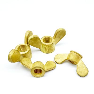 China Heavy Industry Eco-friendly Brass Butterfly M2.5 M3 M4 M5 M6 Round Wing Nuts For Sales for sale