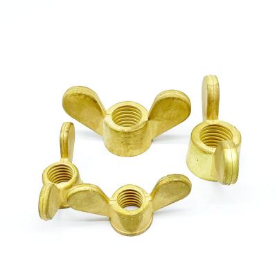 China Factory Supply 315 DIN / Copper Brass Butterfly Rounded Wing Nut for sale