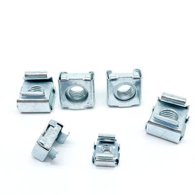 China Heavy industry standard high quality din carbon steel stainless steel clip nut cage nut M4 M6 M12 for sale