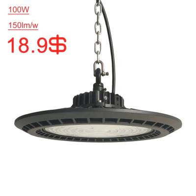 China Unike 50% off factory price warehouse lighting 5 years warranty 100W UFO LED High Bay Light for sale