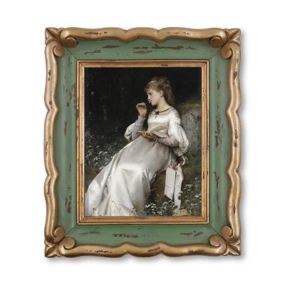 China Rustic High Quality Green Picture Frame 8