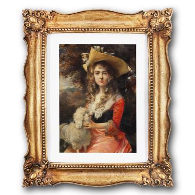 China High-grade retro European baroque resin photo frame of resin rectangle photo frame wall decoration picture display stand for sale