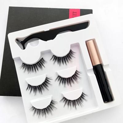 China Eyelashes 2021 new arrivals lashes3d wholesale seller magnetic lashes and magnetic liner eyelashes for sale