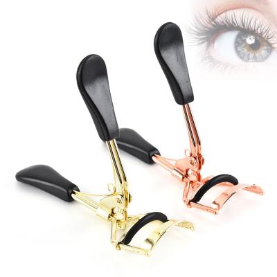 China PASSIONATE BEAUTY Mini Lash Curler Magic Curl Stainless Professional Private Label Black Steel Eyelash Curler for sale