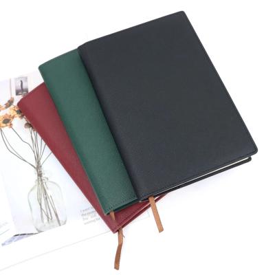 China Travel Diary PU Leather A5 Notebook Customs Office Gift Personalize Agenda Letters Saffiano Leather PU Diary A5 Cover A5 Leather Paper Notebook for sale