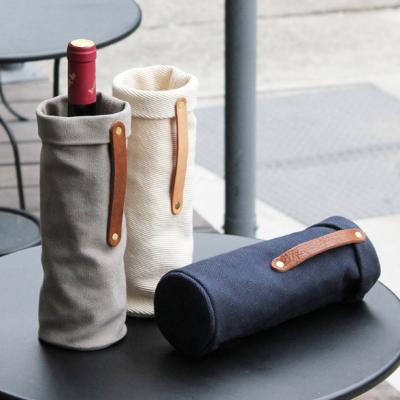 China Canvas Beer Case Red Wine Bag Viable High Quality Champagne for sale