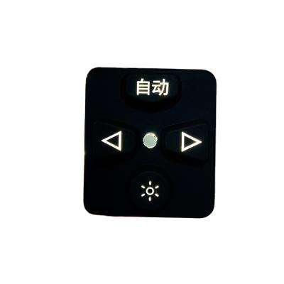 China Long Lifespan Manufacturers Silicone Rubber Keypad Custom Laser Etching Backlight Keypad for sale