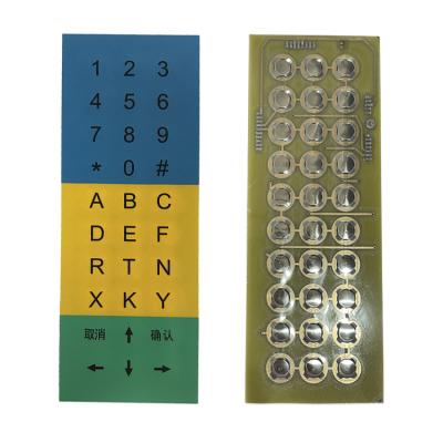 China Home Appliance Assembly Button PCB Circuit Membrane Switch Components Can Be Soldered for sale