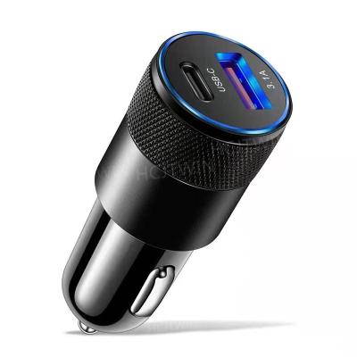 China Car Charger 3.4a Fast Charging USB Cargador Carro Dual Port Lighter Adapter For iPhone iPad, Samsung Lander GPS for sale