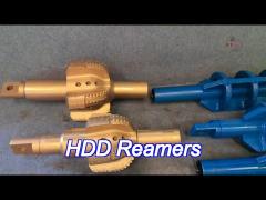 hdd rock hole opener reamers with tricone bit cutter for horizontal directional drilling