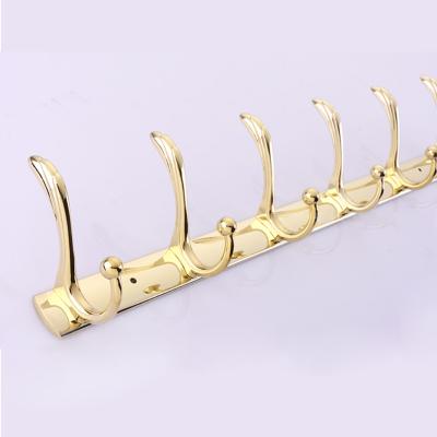 China Modern Gold Coat Hook Wall Hanging Toilet Coat Wall Hangers for sale