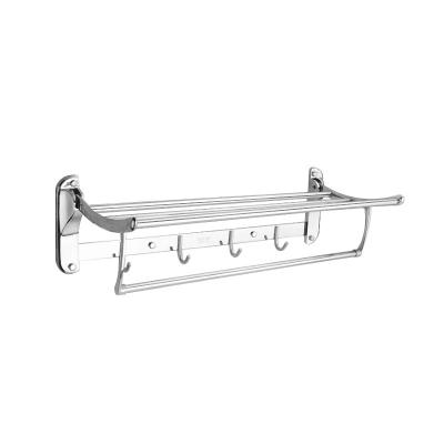 China Heater Adjustable Pull Up Wall Mount Clothes Drying Towel Rack Stainless Steel Bathroom Folding Towel Rack for sale