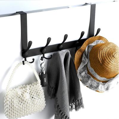 China Modern Decorative Over The Door Towel Coat Hook Metal Hanger Clothes Rack for sale