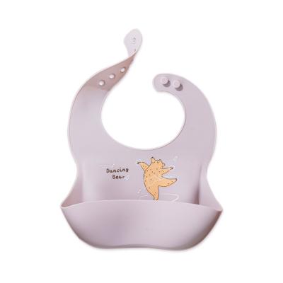 China Baby Washable Product High Quality Baby Bibs Customized Waterproof Silicone Baby Bib for sale