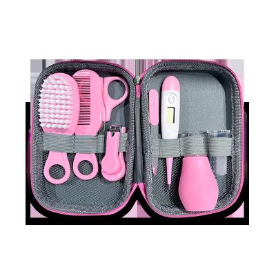 China Amazon Hot Selling Baby Health Care Grooming Kit 8 in 1 Nursery Health and Grooming Kit for sale