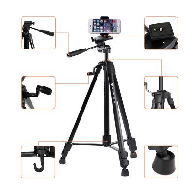 China Digital Camera Fotopro Aluminum Lightweight Professional Camera Tripod With Outer For Ring Light for sale