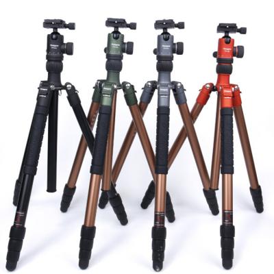 China Fotopro X-GO Unique Matte Chameleon Color Aluminum Professional Tripod for Outdoor Gear Adventure for sale