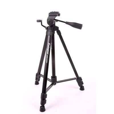 China Fotopro PORTABLE Black Aluminum Camera Tripod With 3 Way Pan Head Compact Photography Tripod Photo for sale