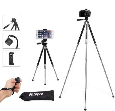 China mini tripod; shutter tripod mount; Tripod For Cell Fotopro Video Camera Stand Tripod Adjustable Mobile Stand For Smartphone for sale