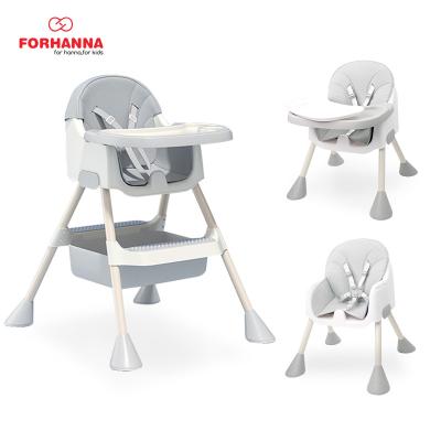 China Modern multifunctional baby dining umpire chair height adjustable feeding highchair for kids eating portable Seat chair with big basket for sale