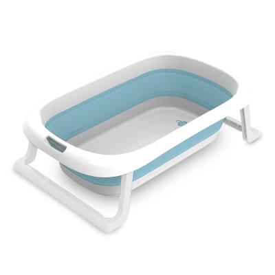 China PP+TPE Good Quality PP+TPE Cheap Foldable Baby Bathtub, Folding Bathtub For Kids for sale