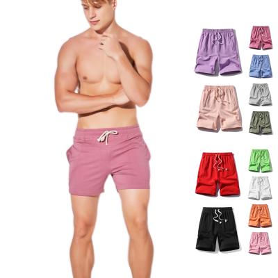 China Cotton /poly Custom Logo French Terry Streetwear Shorts Blank Casual Mens Sweat Gym Shorts for sale