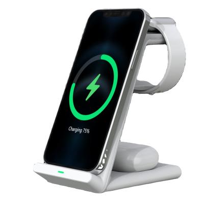 China Multifunctional Smart Watch 2022 Smartwatch Mobile Phone Earphone 3 in 1 Fast Wireless Charger for Iphone for Samsung for sale