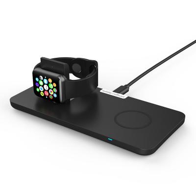 China New Mobile Phone Fast Qi Wireless Charger For Iphone For Apple Watch Power Bank for sale