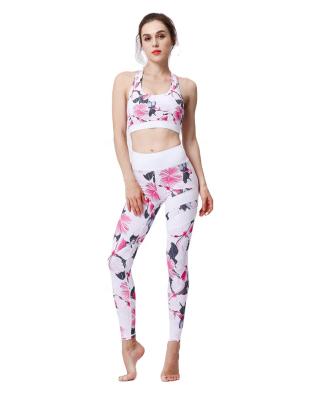 China Wholesale Breathable Fitness Yoga Wear Set Sport Suit Women Fitness Clothing Yoga Suit Women Gym Gaiters Yoga Pants Yoga Wear Set for sale