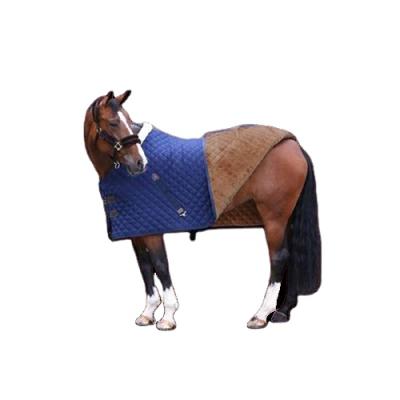 China Wearproof Quilted Winter Horse Rug Stable Warm Stable Products Heavy Weight Canvas Nylon Windproof Rug for sale