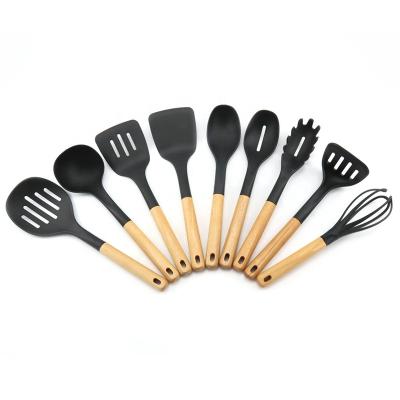 China Sustainable Kitchen Accessories Heavy Duty Nylon Private Label Utensils Set From China for sale