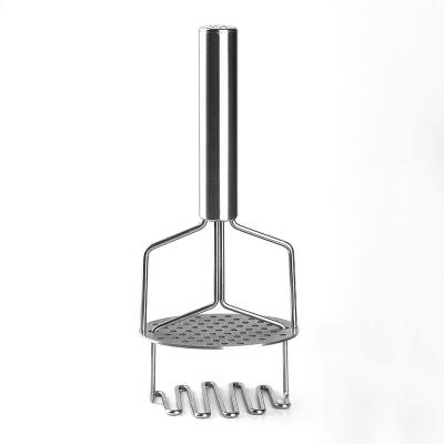 China Sustainable Kitchen Stainless Steel Potato Press Potato Press Potato Masher Crusher for sale