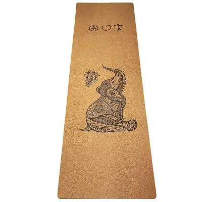 China Cork Health and Fitness Comfort Foam Exercise Cork Mat Grounding Yoga for sale