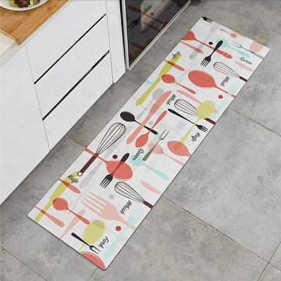 China Non Slip Water Absorbent Anti Fatigue Memory Foam Kitchen Mat for sale