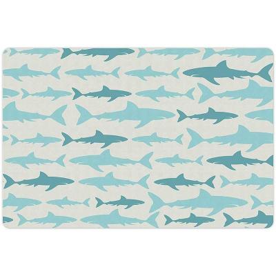 China Sustainable Innovation Design Waterproof Rubber Pet Animal Printing Cooling Mat for sale