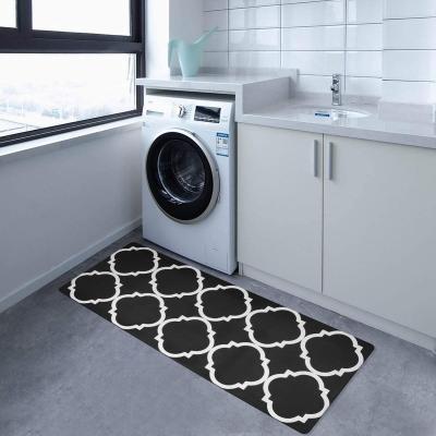 China China Manufacturer 50*120cm Natural Rubber Non-Slip Laundry Room Cover Flocking Bath Mat Non Slip Laundry Room Cover for sale