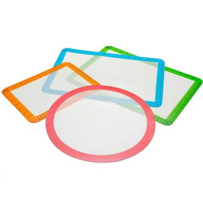 China Durable Anti-Slip Stick Custom Silicone Macaron Non Baking Mat For Baking for sale