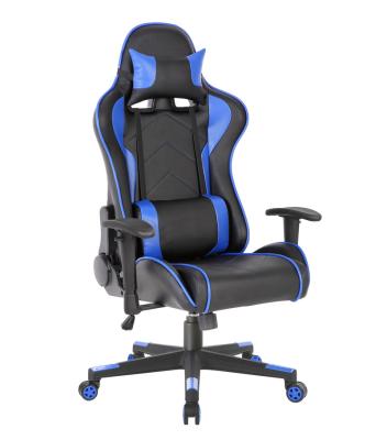 China Executive Chair Customized Blue Gaming Office Chair Computer Racing Chair For Gamer for sale