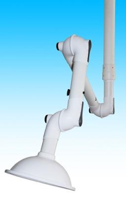 China LB-JD Lab use flexible extraction arm with multiple joints, PP fume arms for dust collection for sale