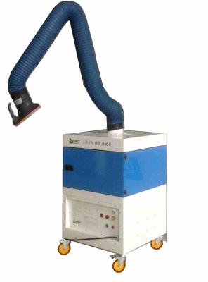 China Loobo Various airflow portable fume extraction unit with single and double arms for sale