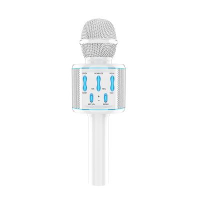 China Mini Recording Studio Toys Wireless Karaoke Microphone Professional Conference Microphone Bluetooths Handheld Portable Wireless Microphone for Family Singing for sale