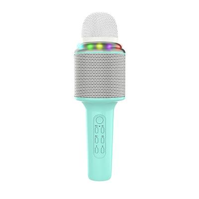 China Handheld Bluetooths Microphone Speaker Mic Portable Karaoke Wireless Microphone Microphone for Singing and Playing Music for sale