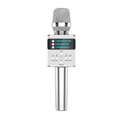 China Small Portable Tiny Microphone V28 USB Wireless Karaoke Handheld Microphone For Home KTV Mini Wireless Microphone for sale