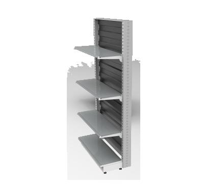 China Double Sided Flexible Popular Super Capacity Tough 5 Tier Shop Spray Mount Shelf for sale