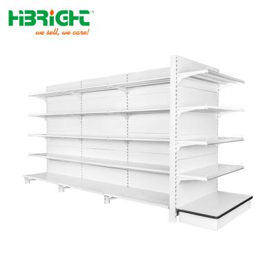 China Single Sided Supermarket Store Hypermarket Equipment Whole Shop Shelf Gondola Shelving for sale