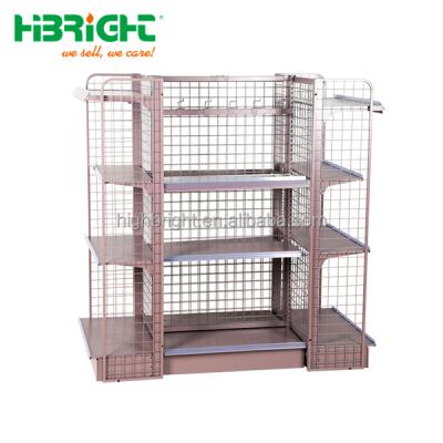 China Double Sided Grocery Shelf Retail Display Stand Racks C Store Gondola Shelving For Sale for sale