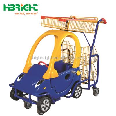 China Child Shopping Trolley Unfolding Shopping Rental Walker for sale