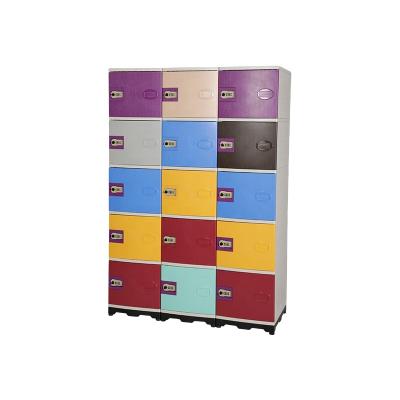 China Plastic Multi Functional Durable Customized And Assemble ABS Plastic Locker for sale