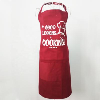 China Soft Hot Sale Professional Chef Uniform Cotton Cooking Apron For Kitchen for sale