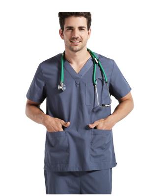 China Eco-friendly Anti-wrinkle Recycle Hospital Uniforms Wholesale Medical Medical Breathing Nursing Scrub Uniforms Sets For Nurses And Doctors for sale